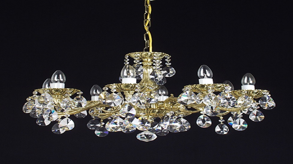 Cast and Brass Chandeliers