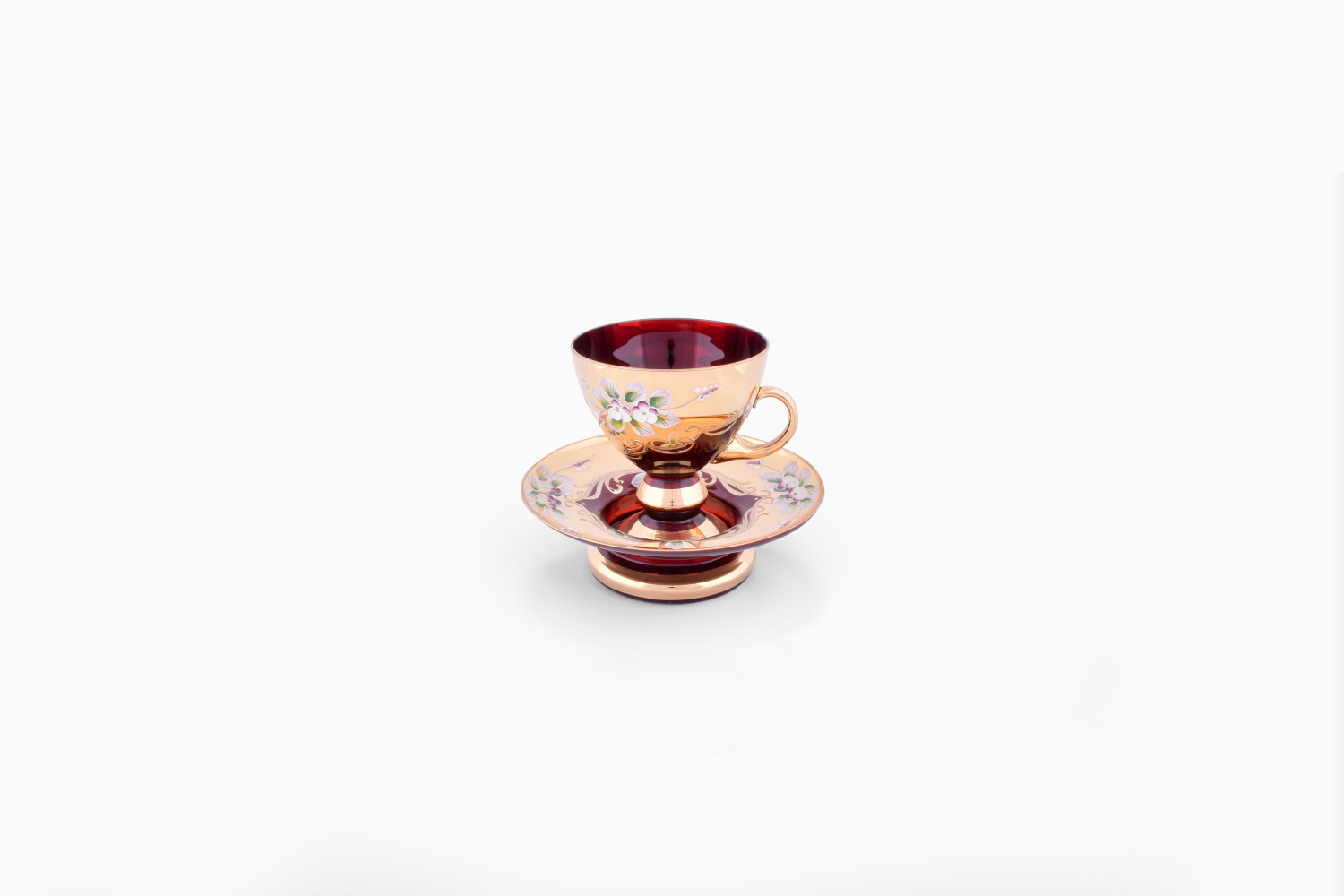 Tea Cup with Plate C001